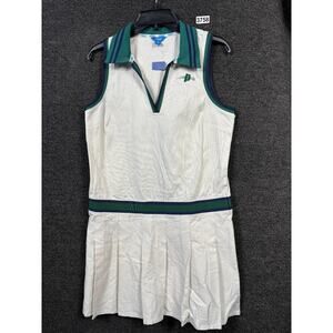 Prince Sports Dress Women's Size M White Collared Pickleball Pleated Athletic